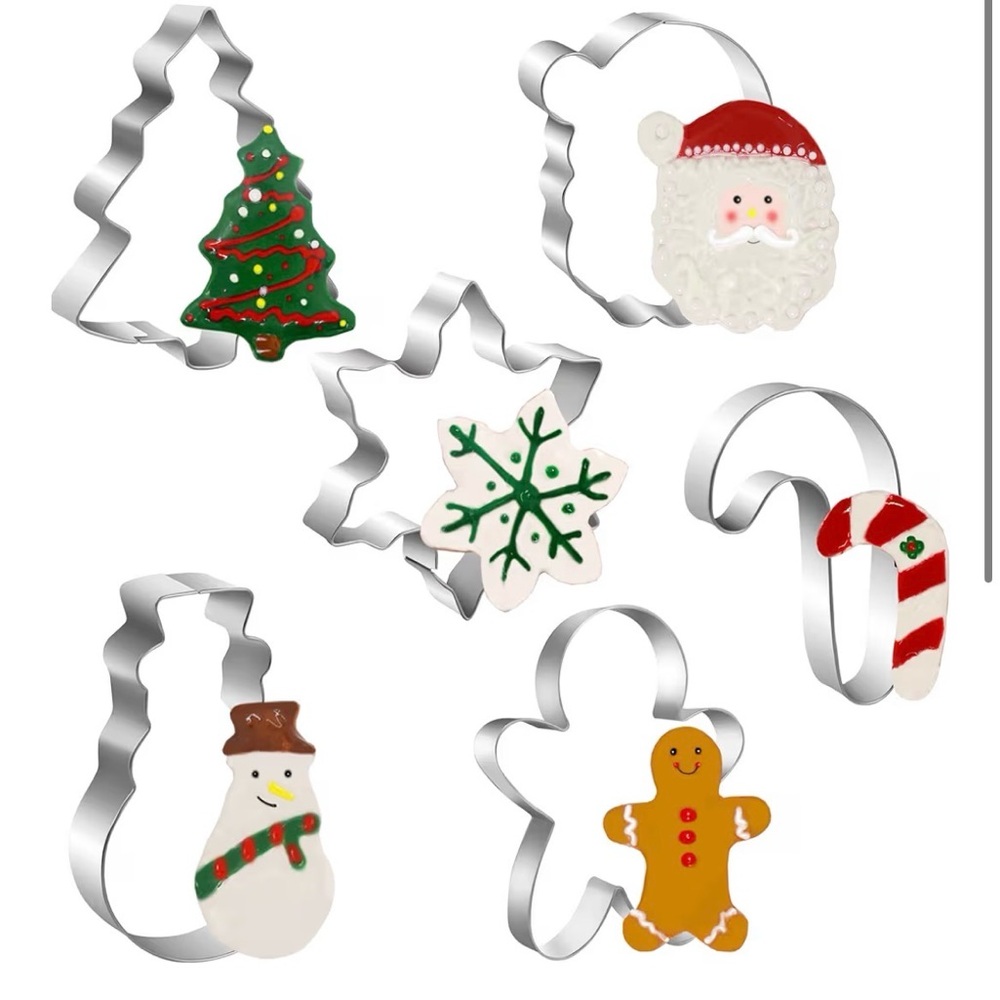 Holiday Cookie Cutter Set - Silver
